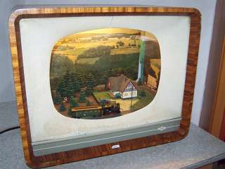 Modellbahn im Fernseher Fernseher