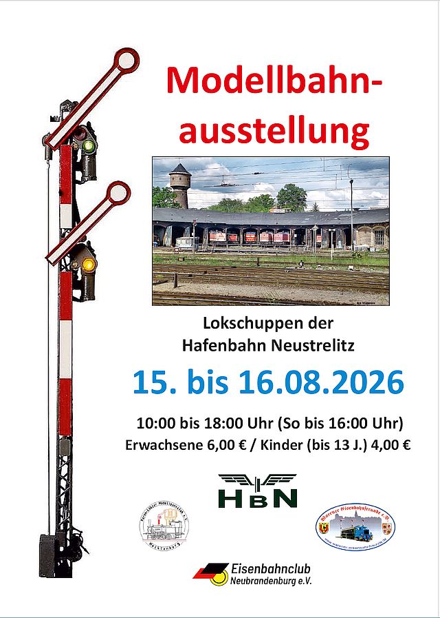 Modellbahnausstellung in Neustrelitz